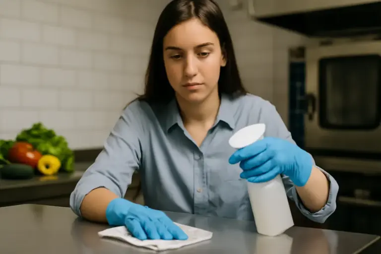 Guida ai sanificanti per superfici alimentari: sicurezza reale senza odori residui