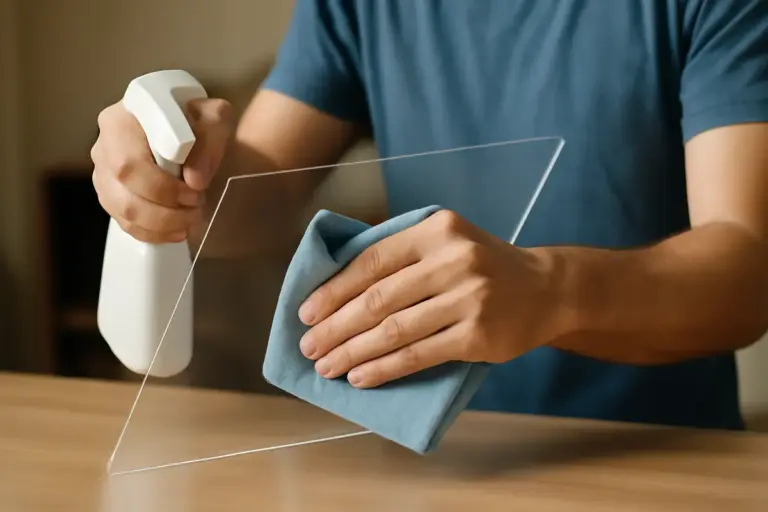Come evitare graffi sulle superfici in plexiglass? Il movimento giusto per una trasparenza perfetta