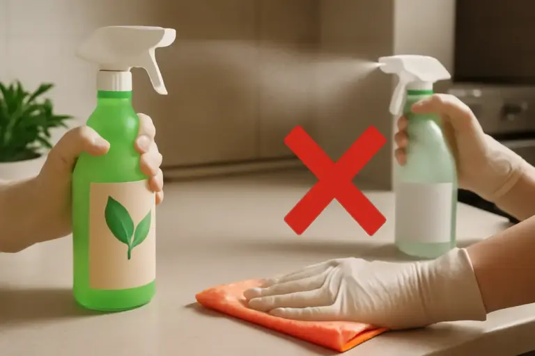 Spray eco-friendly multiuso per superfici: evita errori tipici che annullano il beneficio ambientale