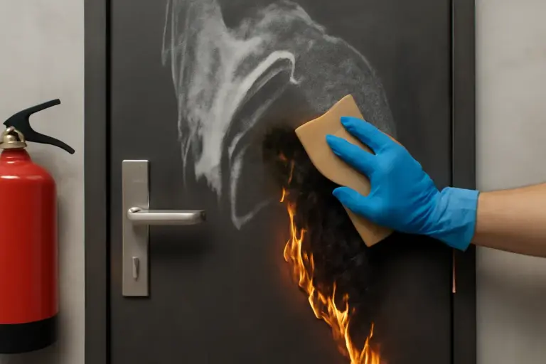 Pulizia delle superfici ignifughe: gli errori comuni che compromettono la resistenza al fuoco