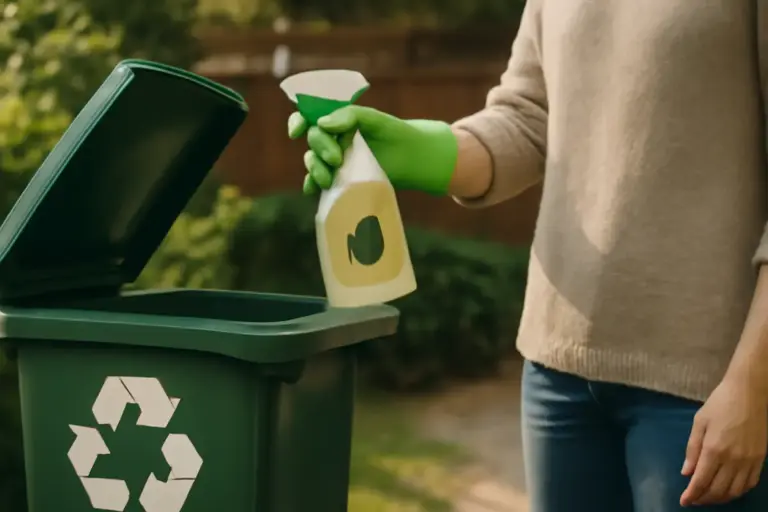Come si smaltiscono correttamente i prodotti per la pulizia ecologica? Il gesto che protegge l’ambiente e te