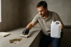 Trattamento di superfici in cemento per interni: il metodo anti-macchia che pochi applicano