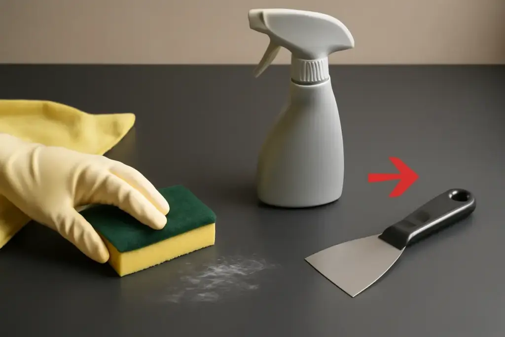Quali tool usare sulle superfici satin matte? La spugna inadatta rovina l’effetto vellutato