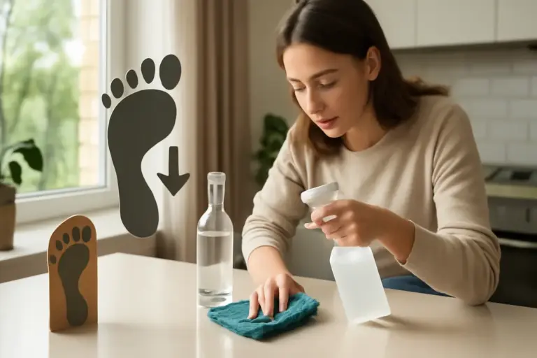 Come si puliscono le superfici lasciando meno impronta di carbonio? La scelta del prodotto e la strategia