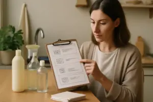 Schede di pulizia sostenibile per la casa: risparmia tempo con un piano semplice