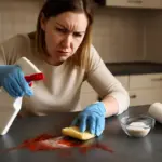 Come eliminare le macchie ostinate sui piani cucina? Le soluzioni poco conosciute